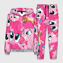 Костюм мужской Pinkie Pie pattern, цвет: 3D-меланж