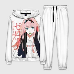 Костюм мужской Zero Two, Darling in the Franx, цвет: 3D-белый