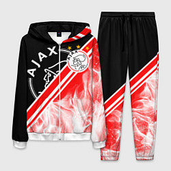 Костюм мужской FC AJAX AMSTERDAM ФК АЯКС, цвет: 3D-белый