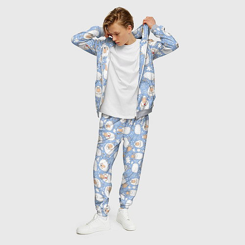 Мужской костюм Счастливые овечки / 3D-Меланж – фото 3