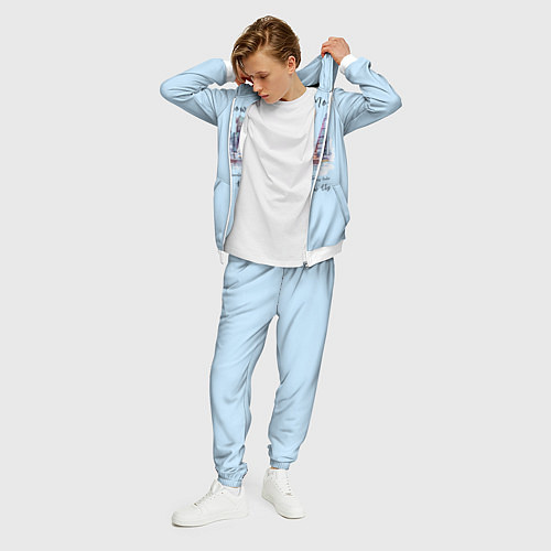 Мужской костюм Москва-Сити / 3D-Белый – фото 3