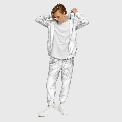 Мужской костюм Russia MSKSide - Colorless / 3D-Белый – фото 3