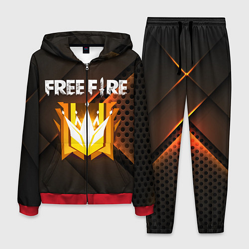 Мужской костюм FREE FIRE GRAND MASTER / 3D-Красный – фото 1