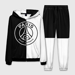 Костюм мужской ФК ПСЖ PSG BLACK & WHITE, цвет: 3D-черный