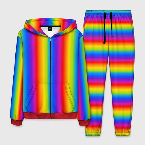 Мужской костюм Color gradient / 3D-Красный – фото 1