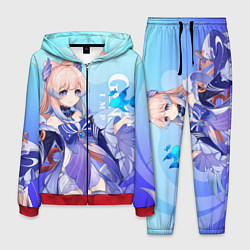 Костюм мужской Genshin Impact, Кокоми, цвет: 3D-красный