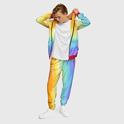 Костюм мужской РАДУЖНЫЕ ВОЛНЫ RAINBOW WAVES Z, цвет: 3D-красный — фото 2