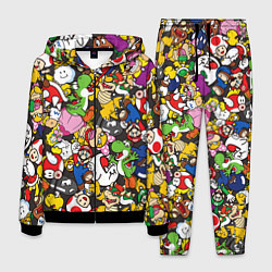 Костюм мужской Mario ALLSTARS, цвет: 3D-черный