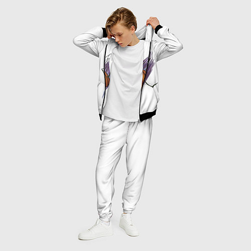 Мужской костюм Агрессивная тыква / 3D-Черный – фото 3