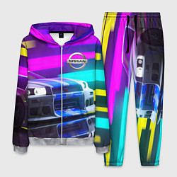 Костюм мужской NISSAN GT-R SKYLINE, цвет: 3D-меланж