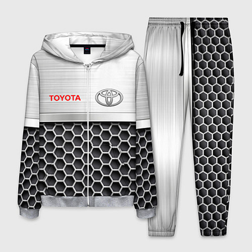 Мужской костюм Toyota Стальная решетка / 3D-Меланж – фото 1
