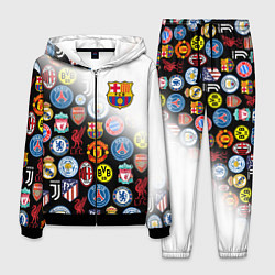 Костюм мужской FC BARCELONA LOGOBOMBING, цвет: 3D-черный