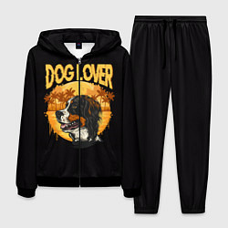 Костюм мужской Любитель Собак Dog Lover, цвет: 3D-черный