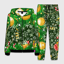 Костюм мужской Новогоднее Настроение Елка, цвет: 3D-черный