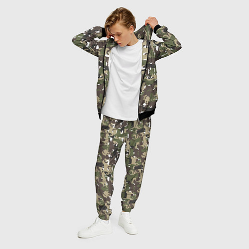 Мужской костюм Камуфляж из Собак Camouflage / 3D-Черный – фото 3