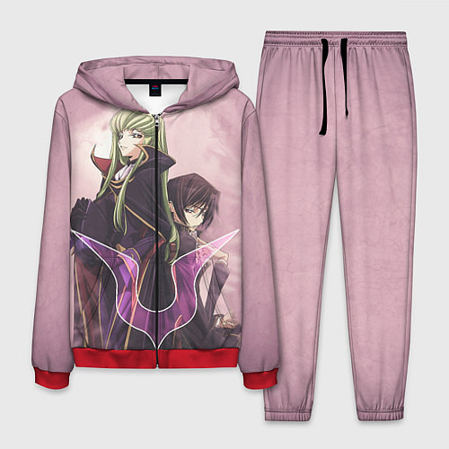 Мужской костюм Code Geass, Лелуш Ламперуж и C C / 3D-Красный – фото 1