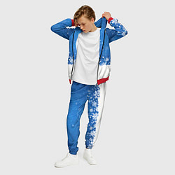 Костюм мужской Снежинки - С Новым Годом, цвет: 3D-красный — фото 2