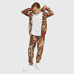 Костюм мужской Шкура тигра текстура, цвет: 3D-красный — фото 2