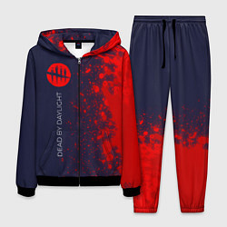 Костюм мужской DEAD BY DAYLIGHT - Брызги По вертикали, цвет: 3D-черный