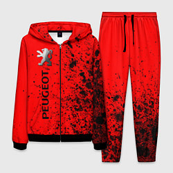 Костюм мужской ПЕЖО Краска По вертикали, цвет: 3D-черный