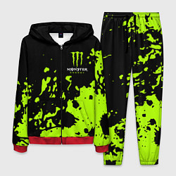 Костюм мужской Monster Energy green, цвет: 3D-красный