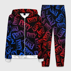 Костюм мужской POPPY PLAYTIME LOGO NEON, ХАГИ ВАГИ, цвет: 3D-белый