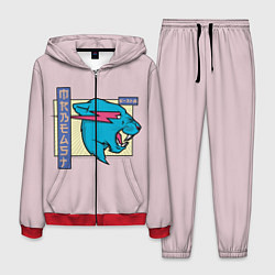 Костюм мужской Mr Beast Japan Full Print, цвет: 3D-красный
