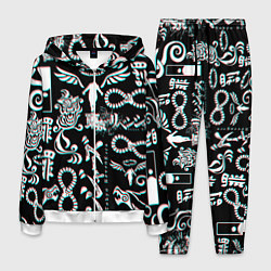 Костюм мужской ТОКИЙСКИЕ МСТИТЕЛИ ГЛИТЧ, GLITCH, цвет: 3D-белый