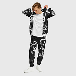 Костюм мужской ТАТУИРОВКА ДРАКЕНА WHITE AND BLACK, цвет: 3D-белый — фото 2