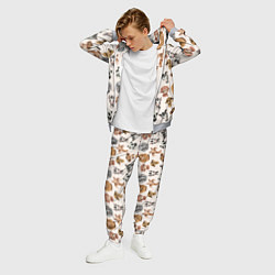Костюм мужской Милые дикие животные, цвет: 3D-меланж — фото 2
