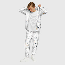 Костюм мужской Футбол это круто, цвет: 3D-белый — фото 2