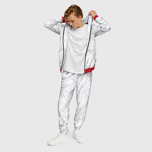 Мужской костюм Все! Еду в отпуск! / 3D-Красный – фото 3