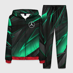 Костюм мужской MERCEDES-BENZ AMG NEON STRIPES PETRONAS, цвет: 3D-красный