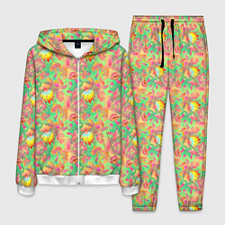 Костюм мужской Магические Грибы Психоделика, цвет: 3D-белый