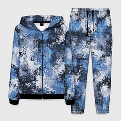 Костюм мужской Спортивный камуфляж Пикси - Черника, цвет: 3D-черный