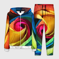 Костюм мужской Роза fashion 2022, цвет: 3D-белый