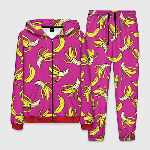 Мужской костюм Banana pattern Summer Color / 3D-Красный – фото 1