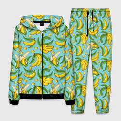 Костюм мужской Banana pattern Summer Fashion 2022, цвет: 3D-черный