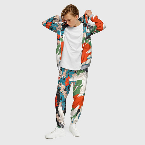 Мужской костюм Воспоминания об Японии / 3D-Меланж – фото 3