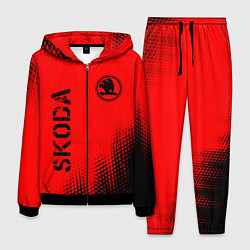 Костюм мужской SKODA Skoda Абстракция, цвет: 3D-черный