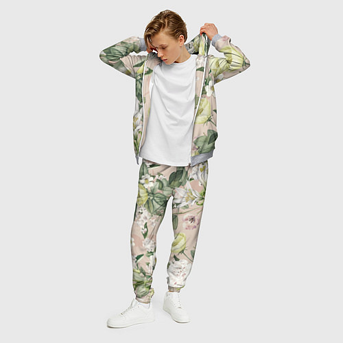 Мужской костюм Цветы Свадебный Букет / 3D-Меланж – фото 3