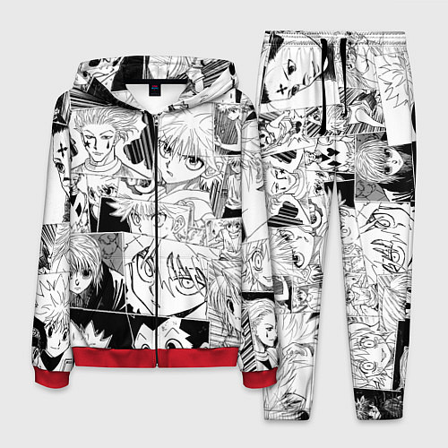 Мужской костюм Hunter x Hunter pattern / 3D-Красный – фото 1