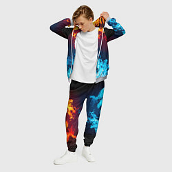 Костюм мужской Лед и Пламя Борьба стихий, цвет: 3D-меланж — фото 2