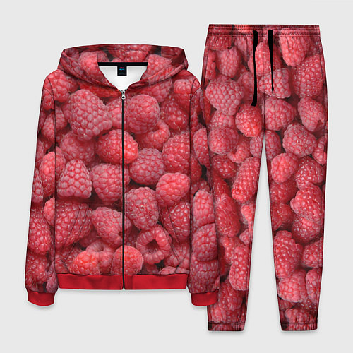 Мужской костюм Малина - ягоды / 3D-Красный – фото 1