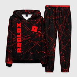 Костюм мужской ROBLOX красный логотип, цвет: 3D-черный