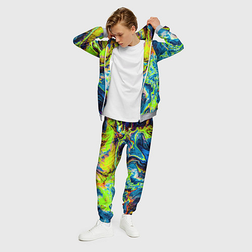 Мужской костюм The Poisonous Palette / 3D-Меланж – фото 3