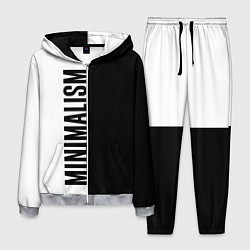 Костюм мужской MINIMALISM - BLACK AND WHITE, цвет: 3D-меланж