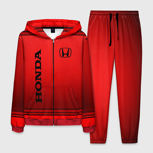 Мужской костюм Хонда - спорт / 3D-Красный – фото 1