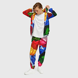 Костюм мужской Разноцветные зонтики, цвет: 3D-меланж — фото 2
