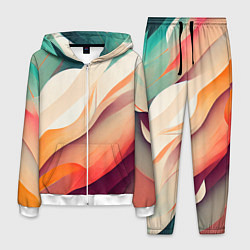 Мужской костюм Акварельная нарисованная абстракция